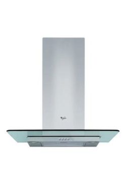 Whirlpool Akr030Ukix 60Cm Built-In Flat Glass Cooker Hood - Stainless Steel